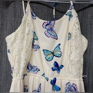 Candie's ‘Butterfly Lace Maxi Dress’ Large (L)